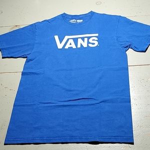 Vans blue logo shirt